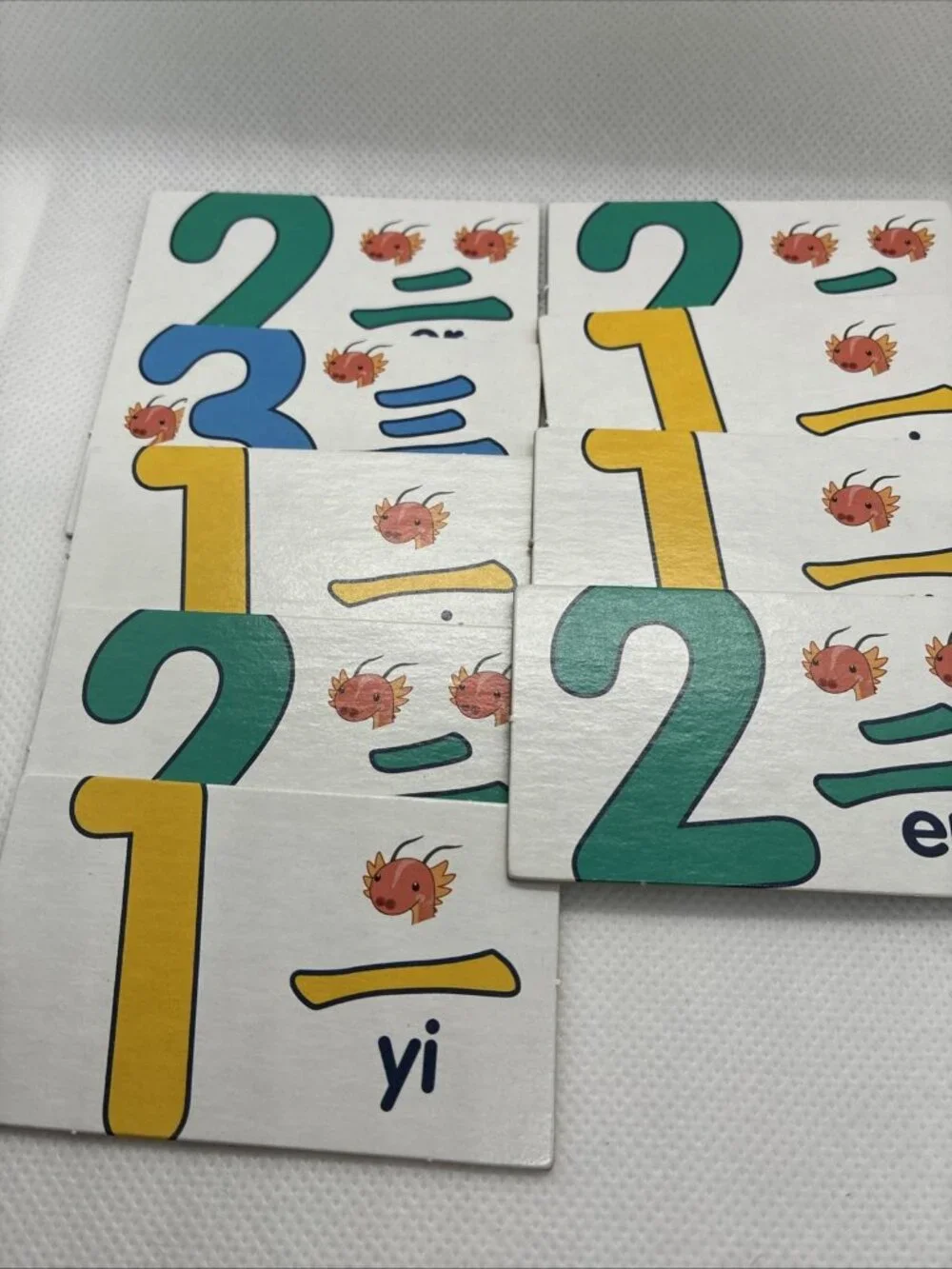 Ni Hao Kai Lan Dragon Boat Race Game Number Tokens Replacement Lot